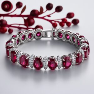 Ruby Eternity Wedding Band