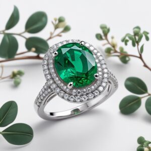 Emerald Solitaire Ring